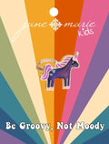 Kids Mood Changing Unicorn with Purple Mane Ring