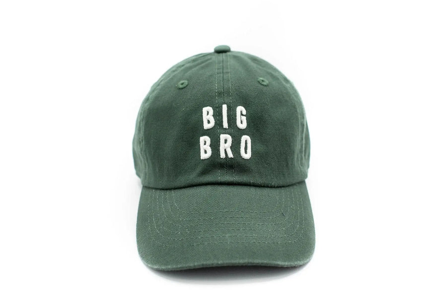 Big Bro Baseball Hat: Hunter Green / Child (5Y-10Y)