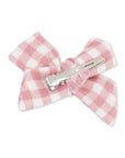Angel Dear Rose Pink Plaid Bow Clips 2 Pack