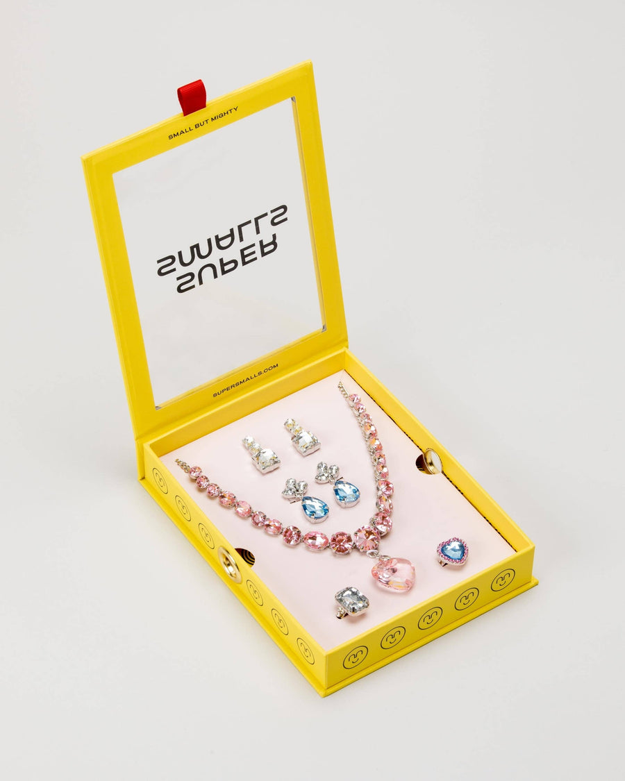 Pink & Blue Necklace Set
