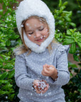 Baby Toddler Soft Knit Earflap Hat with Chin Strap