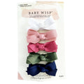 5 Chelsea Boutique Grosgrain Bows on Snap Clips - Juniper