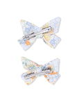 Georgia Floral - 2 Pack Bow Clips: O/S