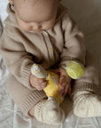 First Serve // Baby wrist rattle