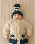 Whale Knitted Cardigan Baby Sweater