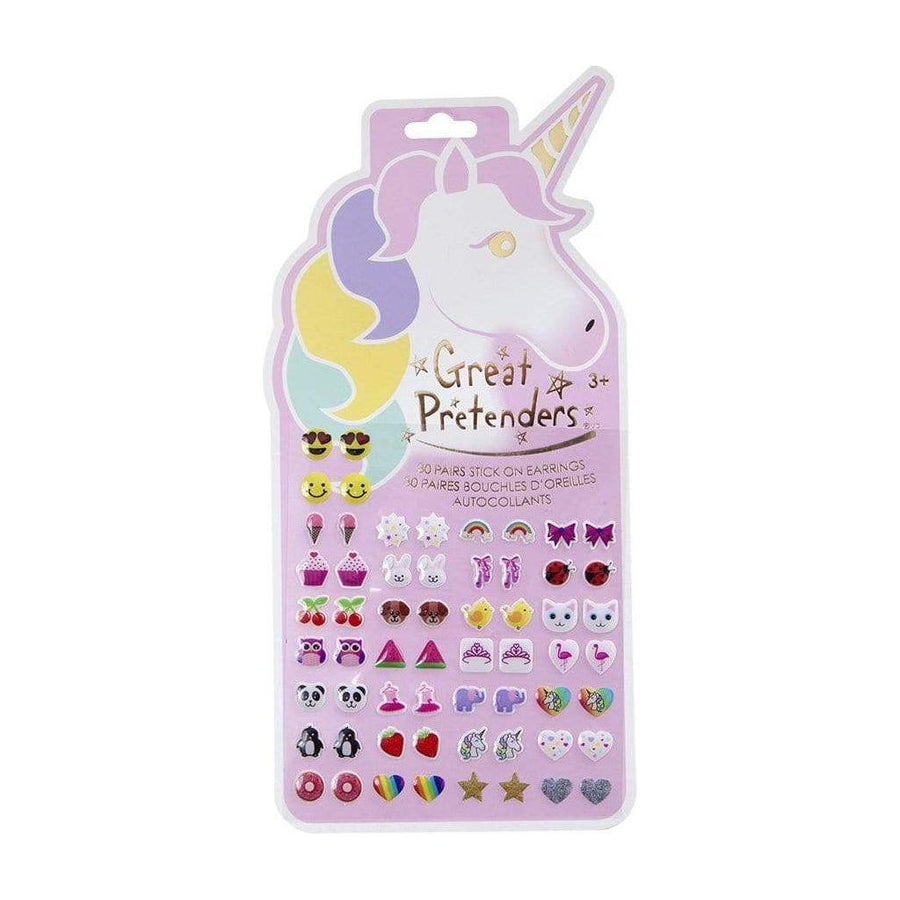 Unicorn Sticker Earrings, 30 pairs