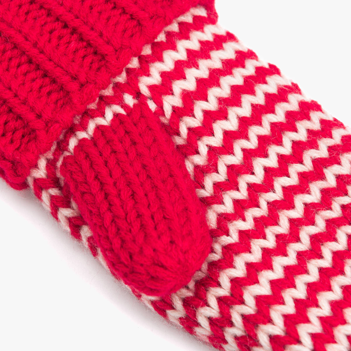 Classic Knit Winter Mittens for Kids