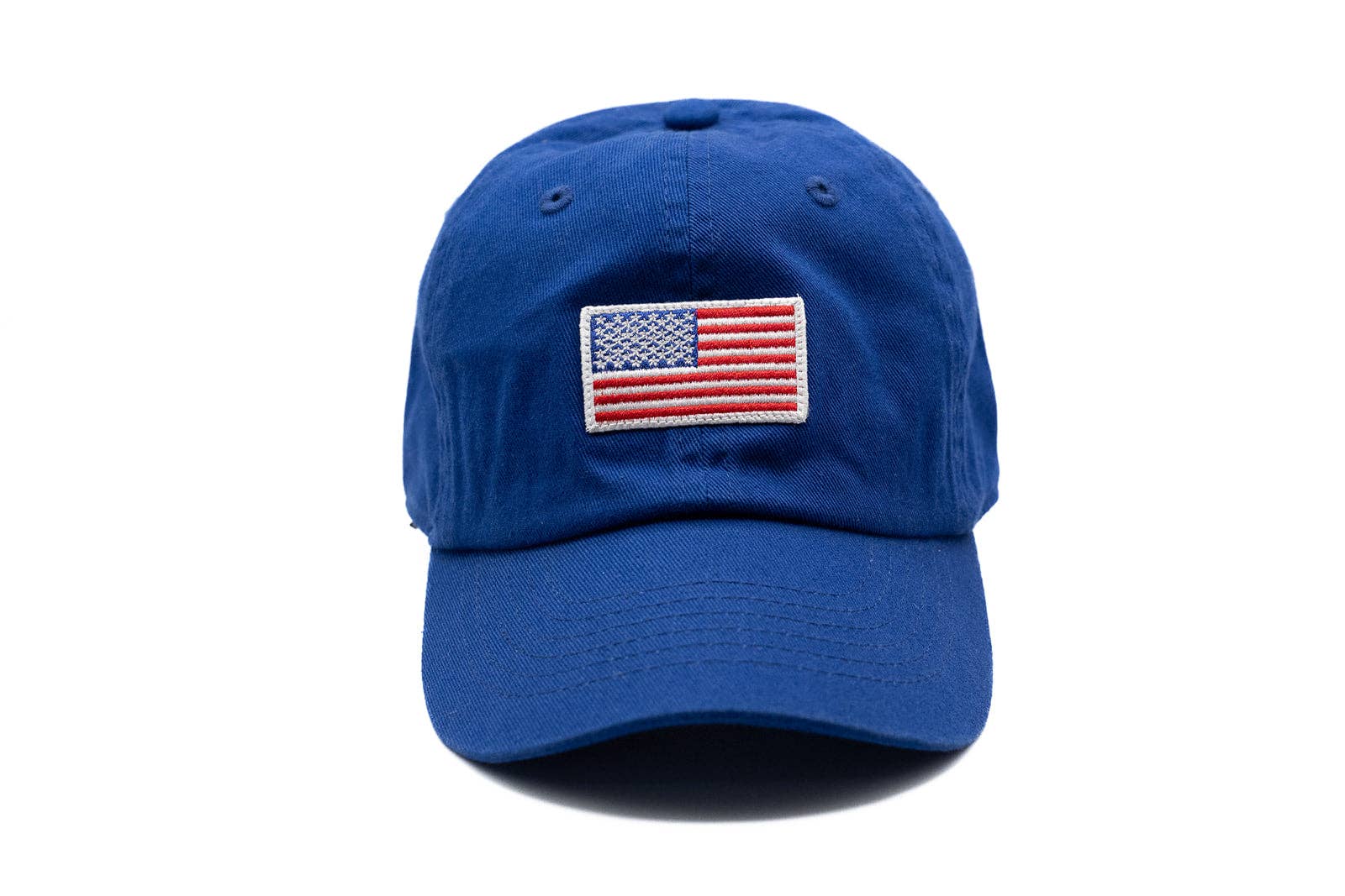 Flag Patch Baseball hat: Denim / Toddler (1Y-4Y)