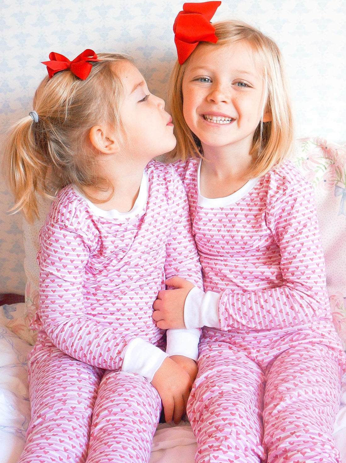 Sailor Hearts Two Piece Kids Pajamas