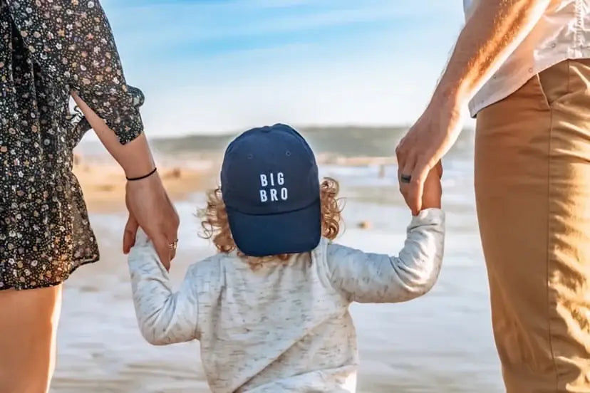 Big Bro Baseball Hat: Dusty Blue / Child (5Y-10Y)