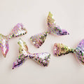 Sequin Hair Clip - Rainbow Mermaid Tail: Clip