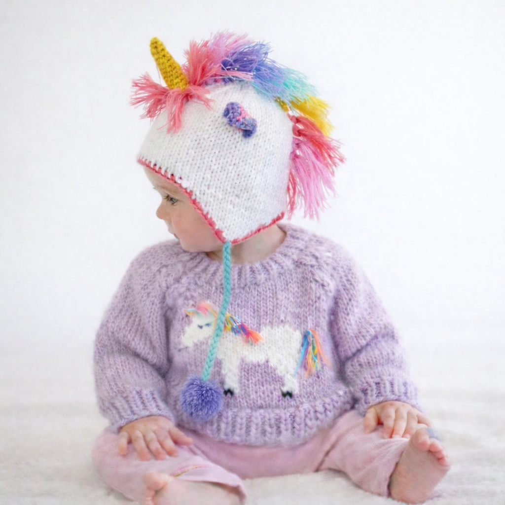 Unicorn Sweater for Baby &amp; Toddler Girls