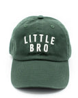 Little Bro Baseball Hat: Hunter Green / Baby