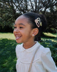 Stripy Bunny Clips