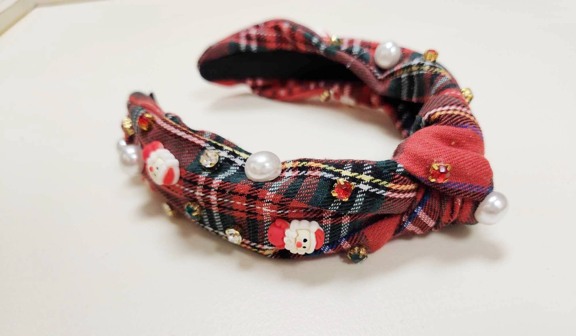 Beaded Headband - Santa&#39;s Helper