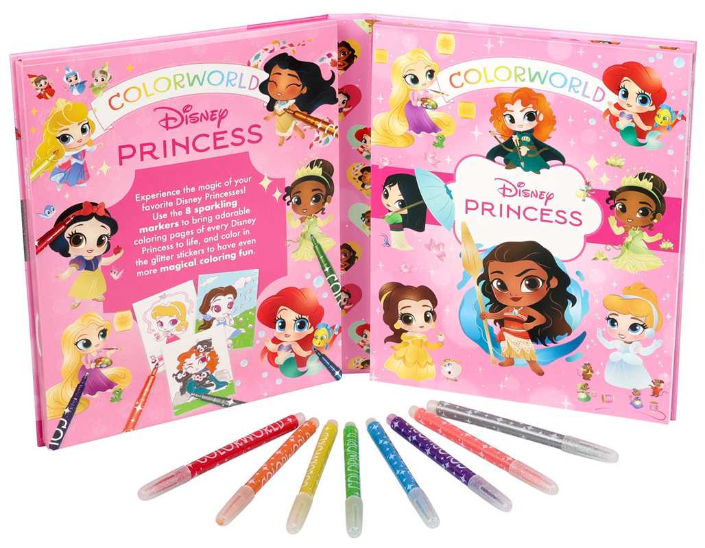 Colorworld: Disney Princess by Editors of Studio Fun International: Kit - Paperback; 64 pages / English