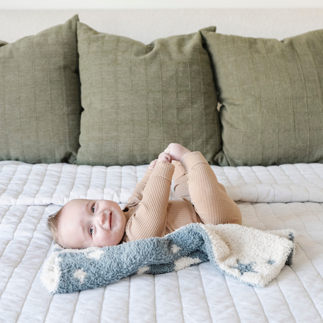 DOUBLE-LAYER BAMBONI® MINI BLANKETS: Elephant Double Layer