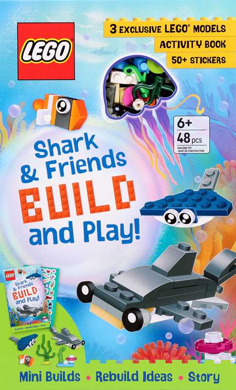 LEGO Books: Shark & Friends Build and Play Box by AMEET Publishing: Kit - Paperback; 48 pages / English