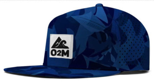 O2m Blue Baseball Hat