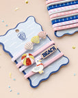 Seaside Embellished Hair Tie Set