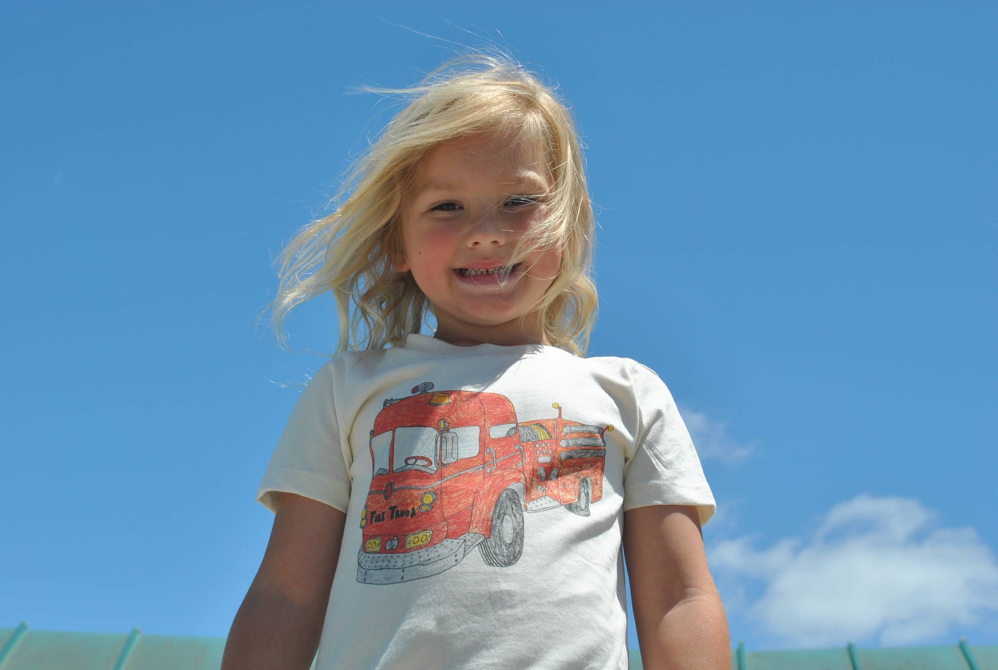 Boston Fire Truck Tee Shirt