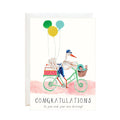 A Very Chic Stork - Congratulations Greeting Card