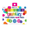 Chunkies: Paint Sticks Neon Pack (Set of 6)