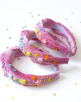 Beaded Headband - Happy Hues