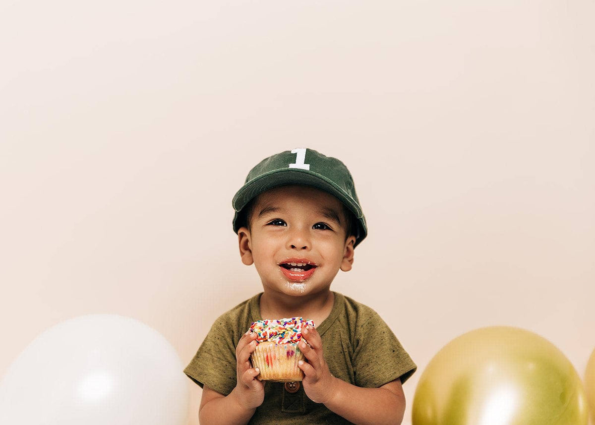 Denim Number Baseball Hat: 1 / Toddler (1Y-4Y)