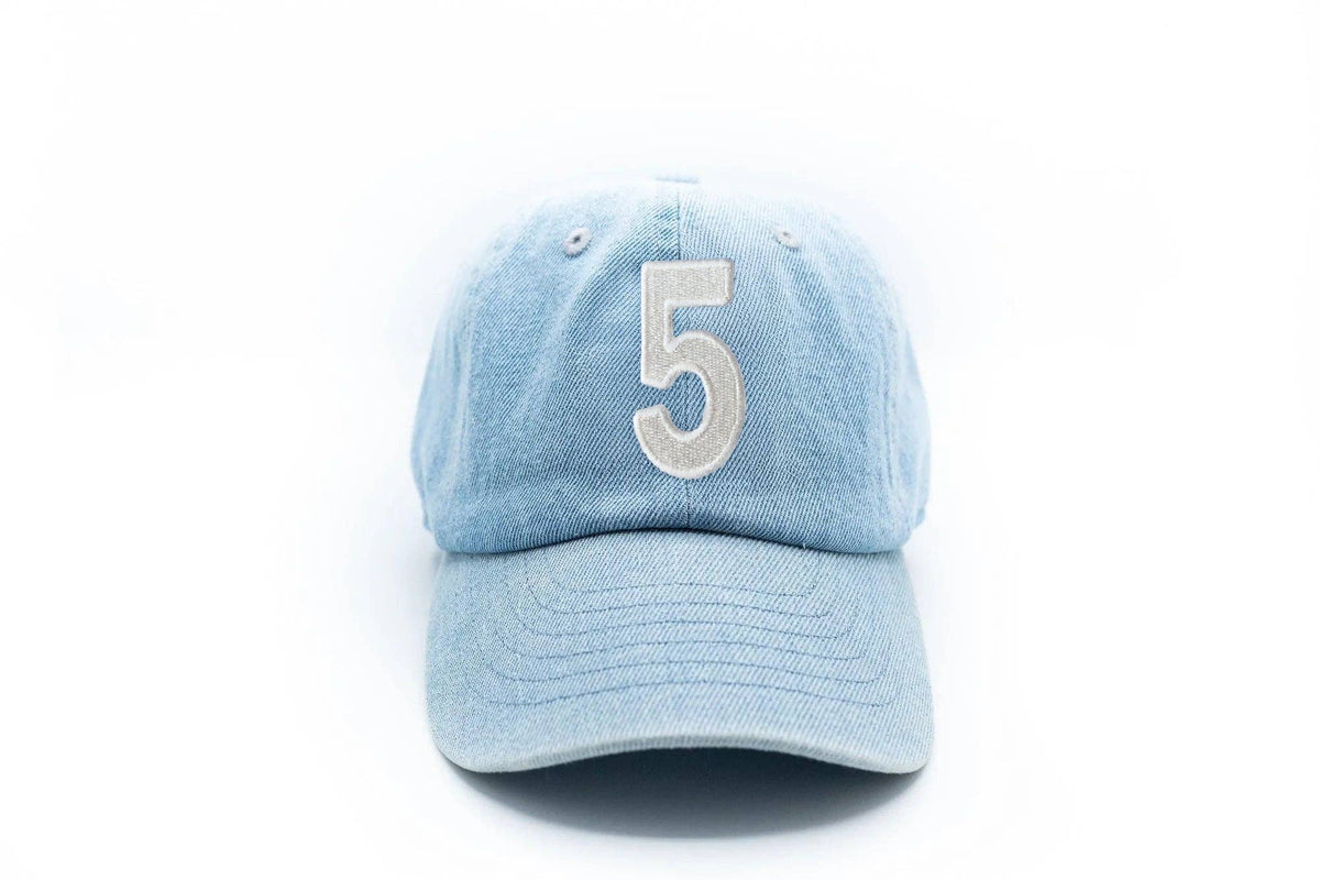 Denim Number Baseball Hat: 1 / Toddler (1Y-4Y)