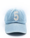 Denim Number Baseball Hat: 1 / Toddler (1Y-4Y)