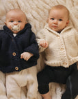 Shawl Collar Indigo Cardigan Sweater for Baby & Toddler