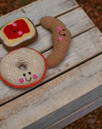 Salmon Bagel Pretend Play Food Rattle