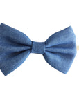 Denim Bow Headband, Baby Girl,Infant Girl Bow Hair Accessory: Butterfly