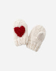 Heart Knitted Baby & Kids Mittens