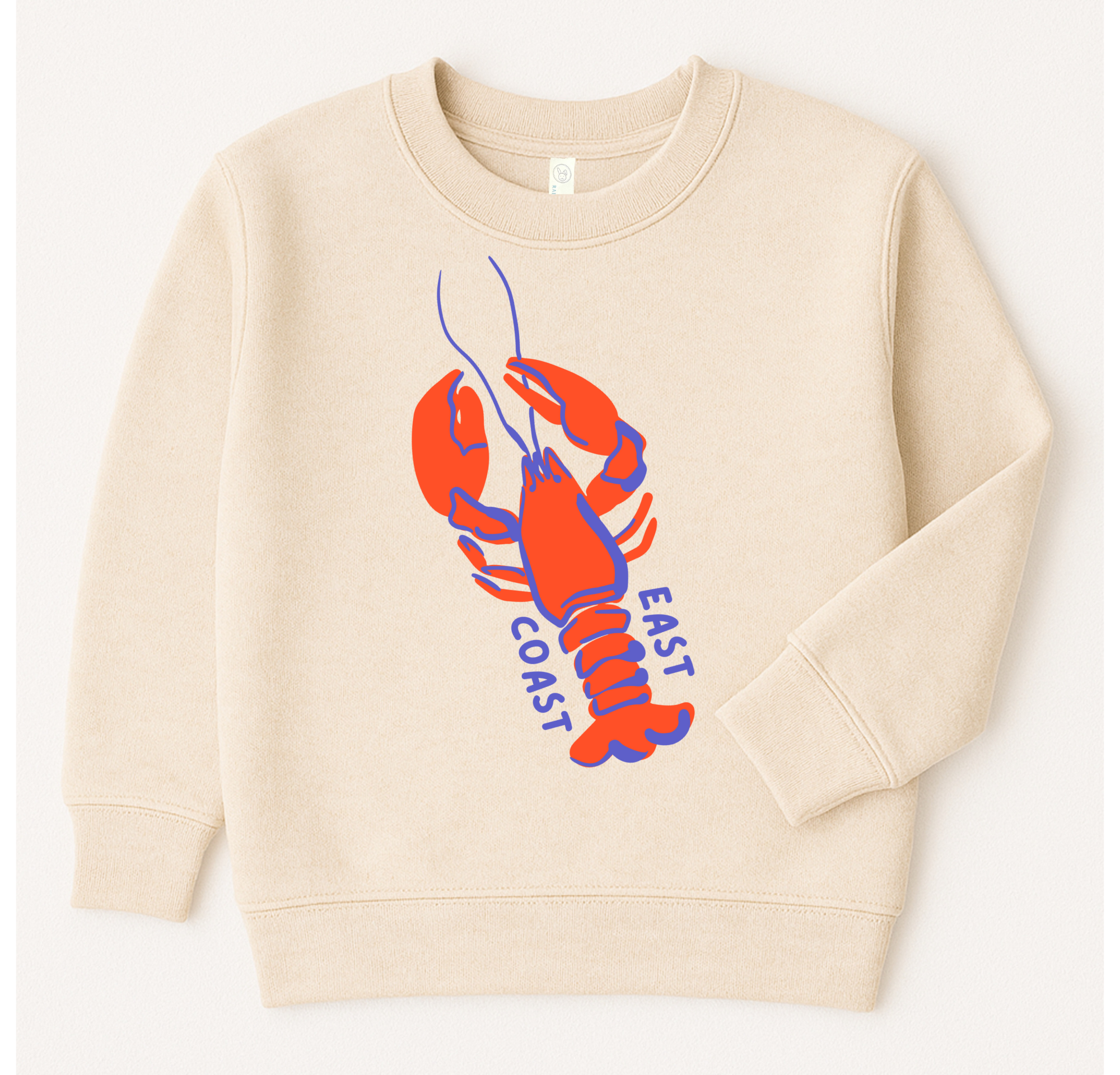 Kids Crewneck Sweatshirt- East Coast Lobster