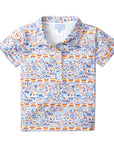 Joy Street Kids Sandbar Jetties Beach Boys Polo shirt