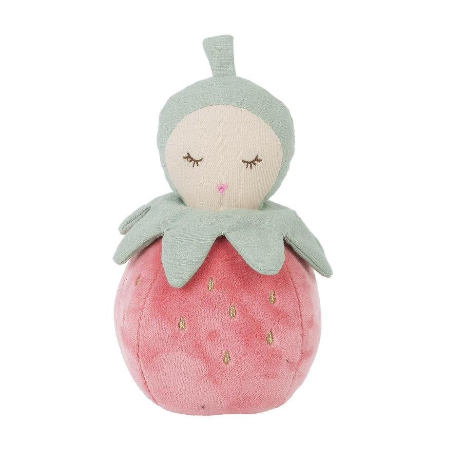 Pink Berry Chime Rattle Activity Toy