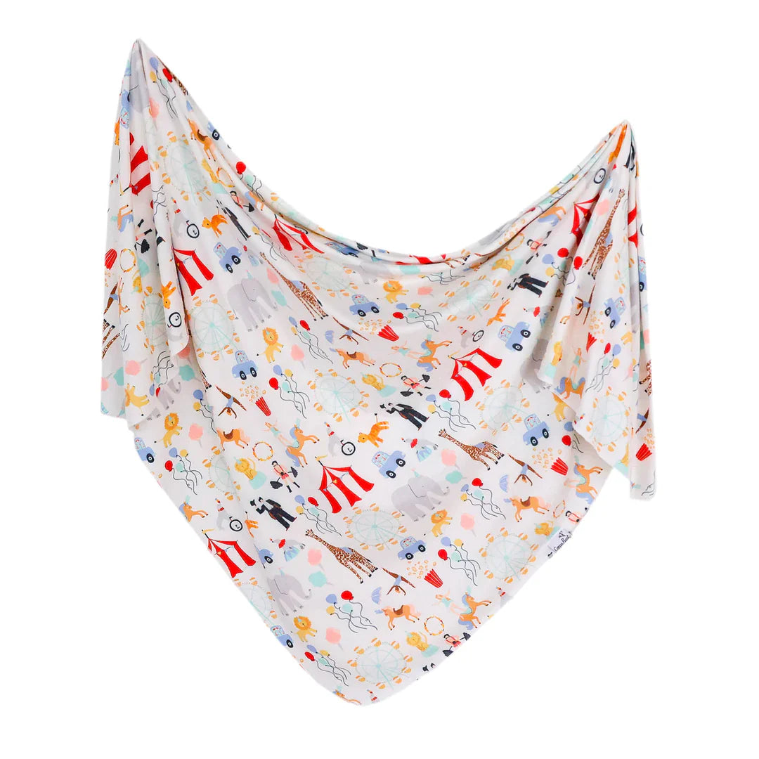 Copper Pearl Bailey Knit Swaddle Blanket |Mockingbird Baby & Kids