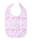 joy street ballet print baby round bib