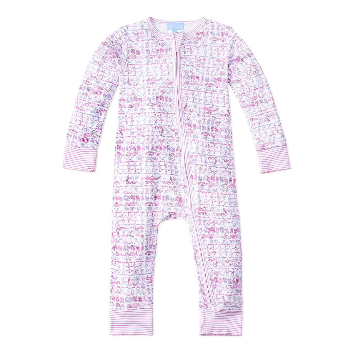 Joy Street Kids Pink Zip Baby &amp; Toddler Ballet Onesie, pink