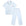 Harbor Stripe Scalloped Women's Short Sleeve Cropped Pajama Set