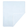 Harbor Stripe Baby Blanket in Light Blue Stripe