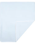 Harbor Stripe Baby Blanket in Light Blue Stripe