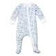 Joy Street Boston Zip Baby Onesie, blue