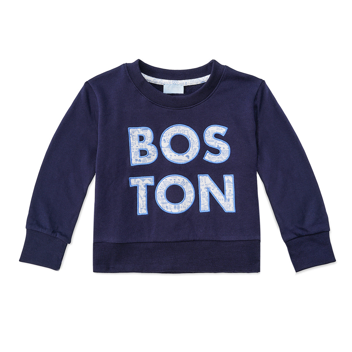 Boston Kids Crewneck Terry Sweatshirt