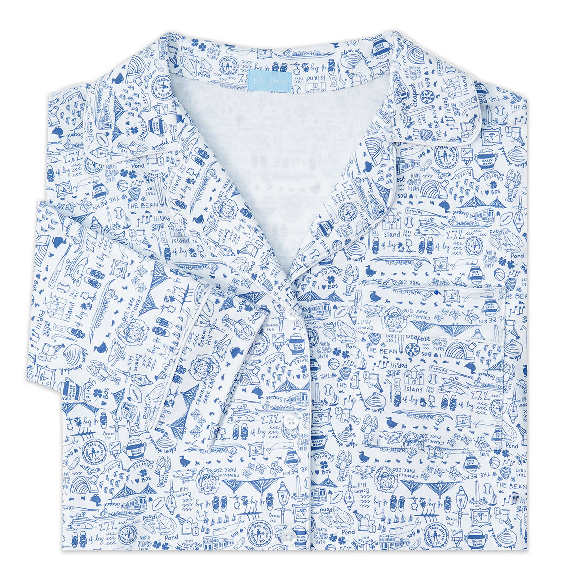 Women&#39;s Boston Two Piece Pajamas Joy Street