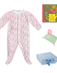 Pink Birth Flowers Baby Gift Bundle