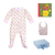 Pink Hydrangeas Baby Gift Set