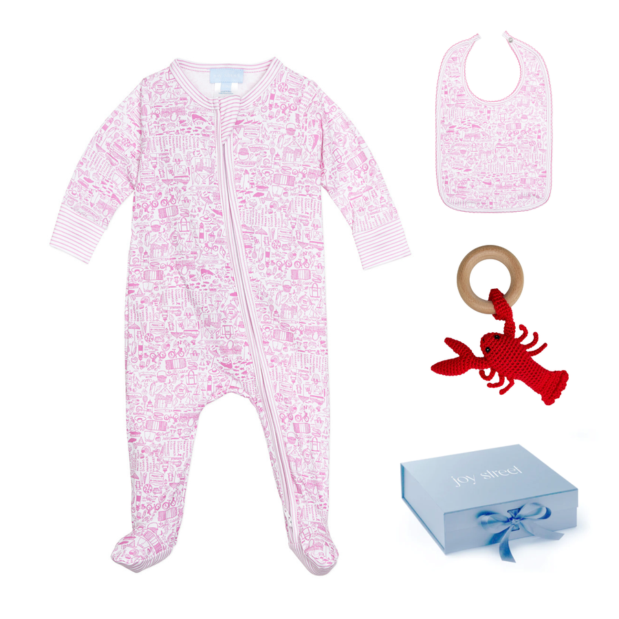 Nantucket Pink Baby Gift Bundle